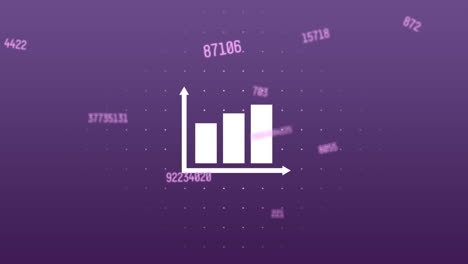 animación de las estadísticas y procesamiento de datos financieros