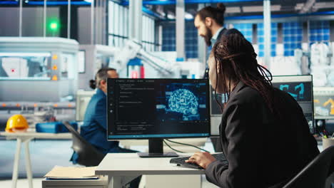 photovoltaics factory programmer analyzing data using artificial intelligence