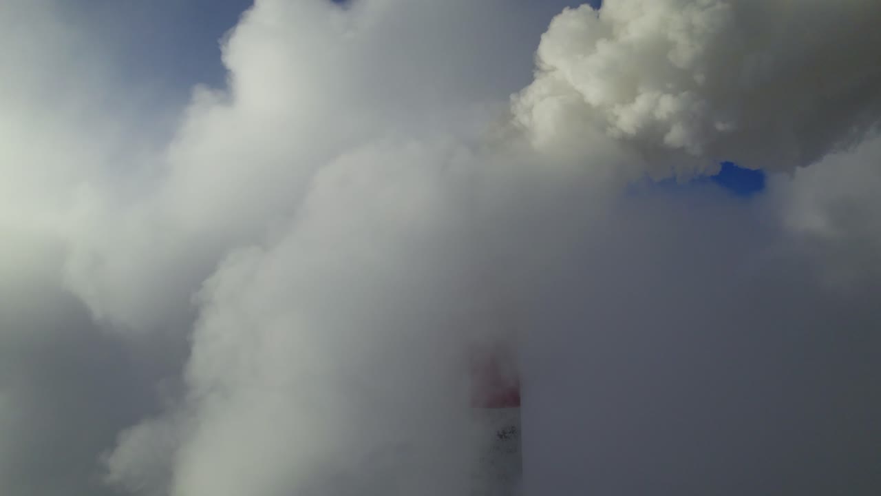 Industrial Power Plant Smoke Stack