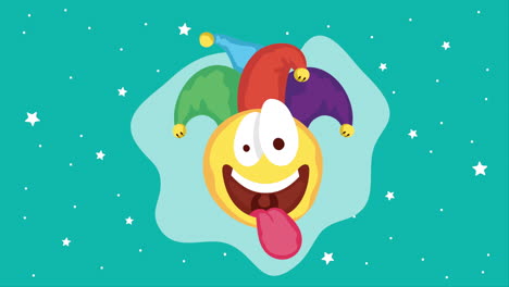 funny jester emoji