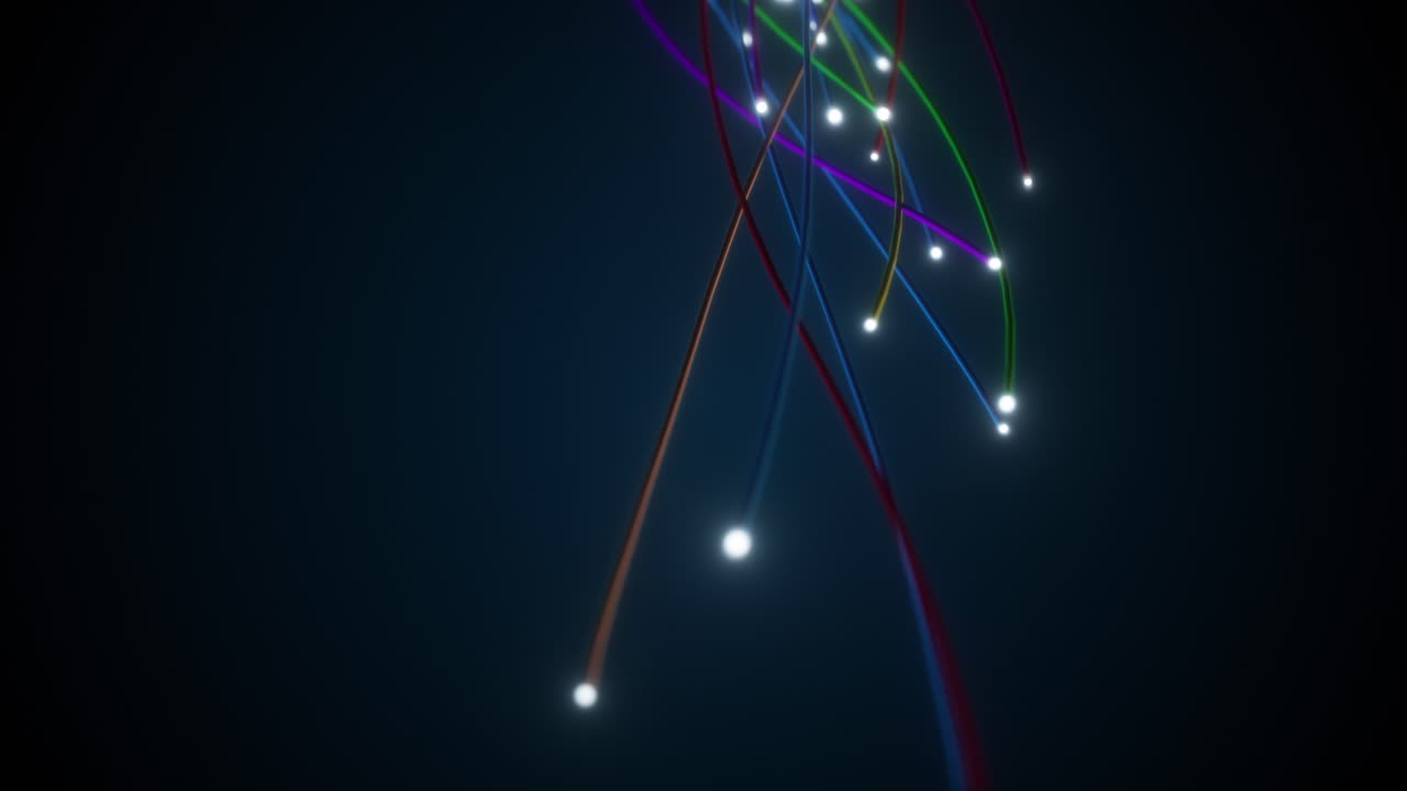 cable de fibra óptica abstracto