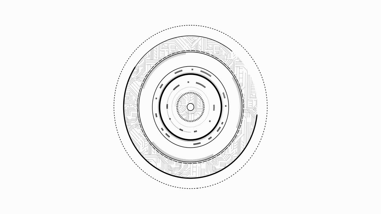interfaz de marcado negro
