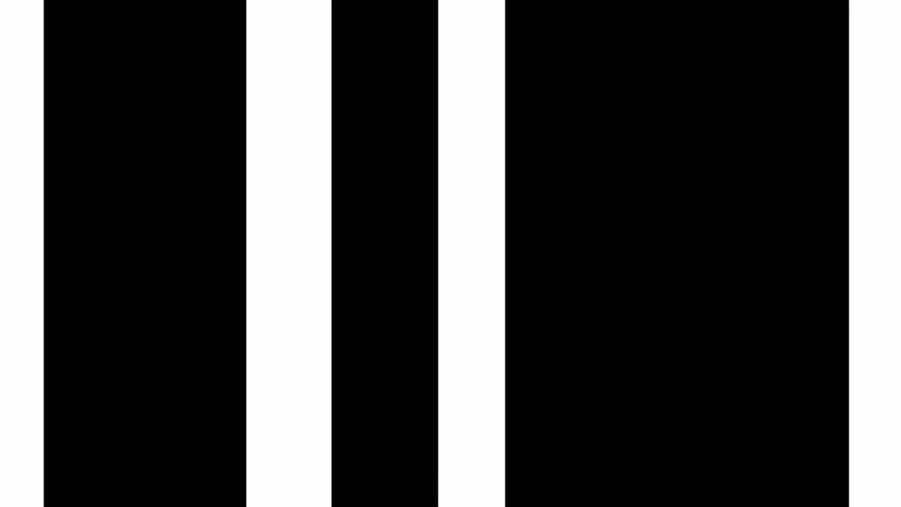 Abstract Transition with Moving Vertical Black and White Stripes