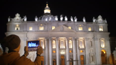 Fotografieren-Der-Nächtlichen-Petersbasilika