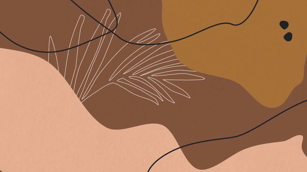 animación abstracta diseño floral de fondo