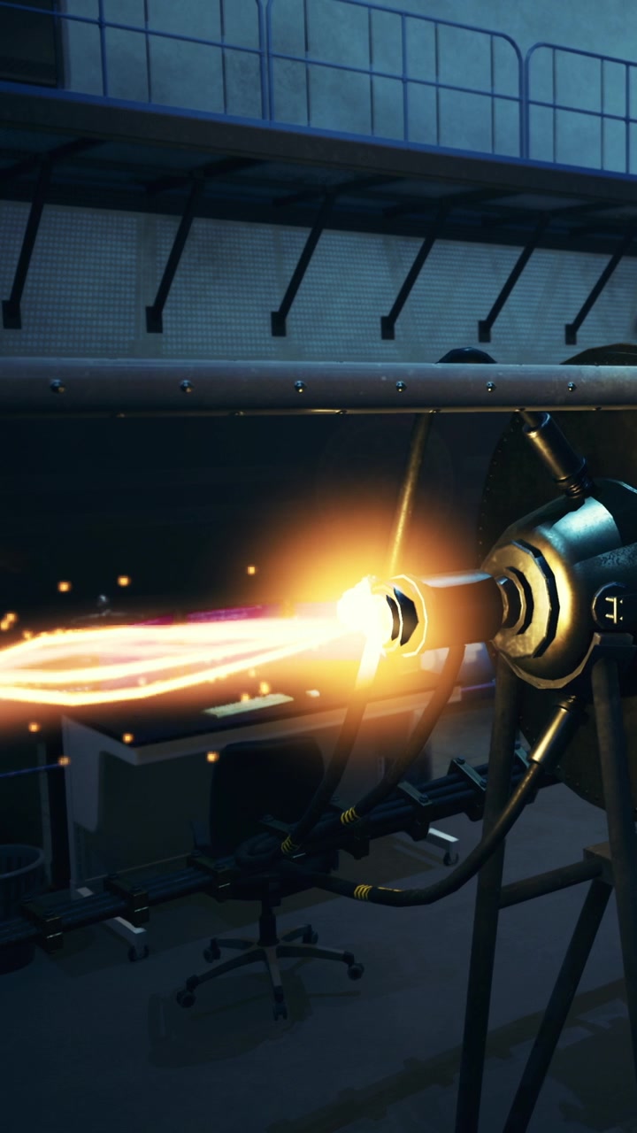 Engine technology sparks excitement in futuristic laboratory setting