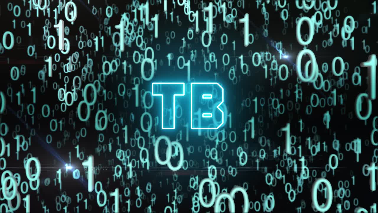 파란색 tb 개념과 디지털 코드