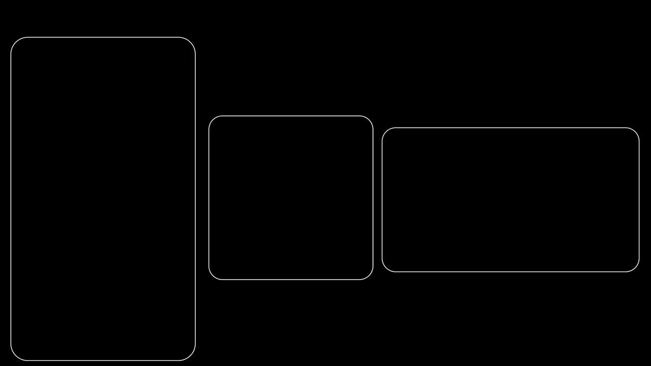 A modern video template designed for zoom logo reveal content