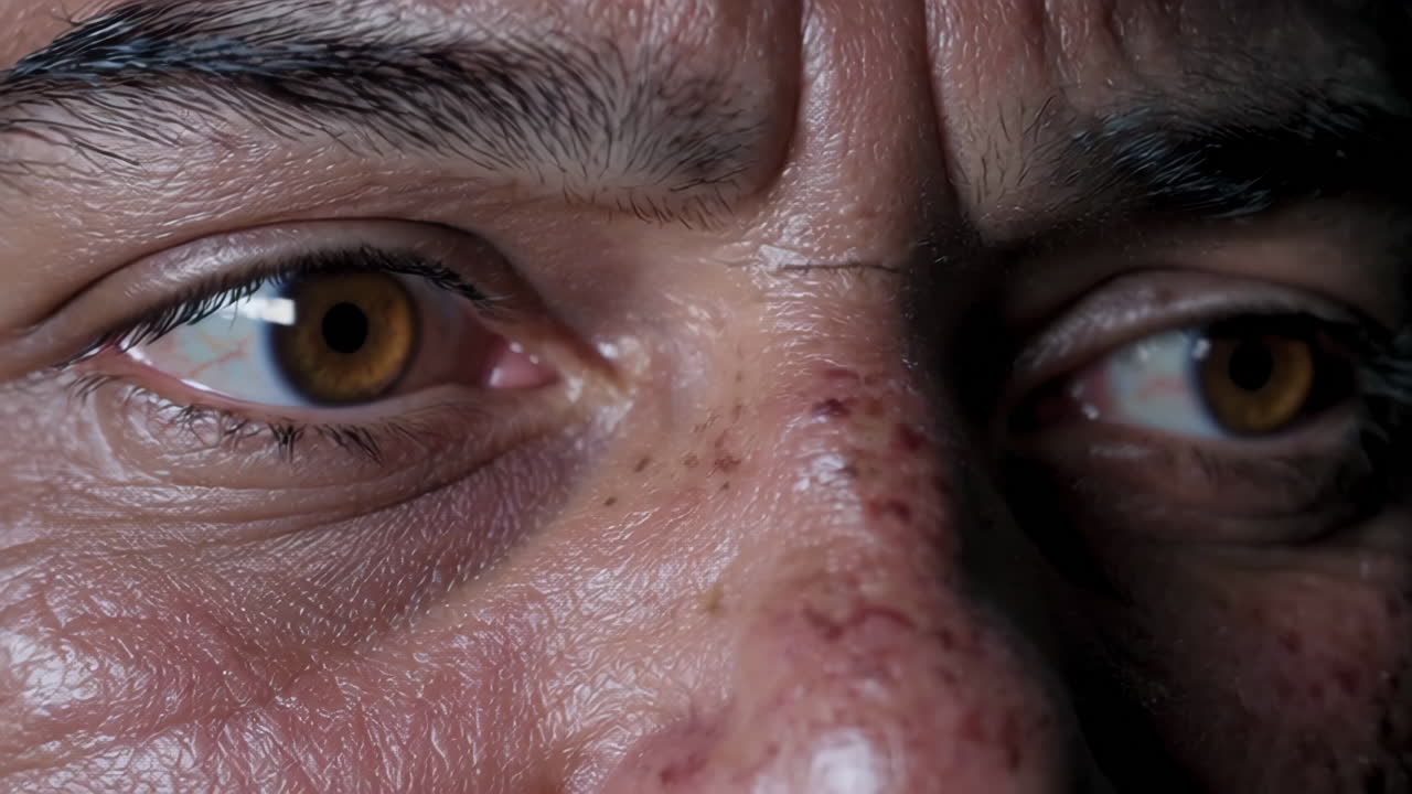 primer plano de la cara de un hombre