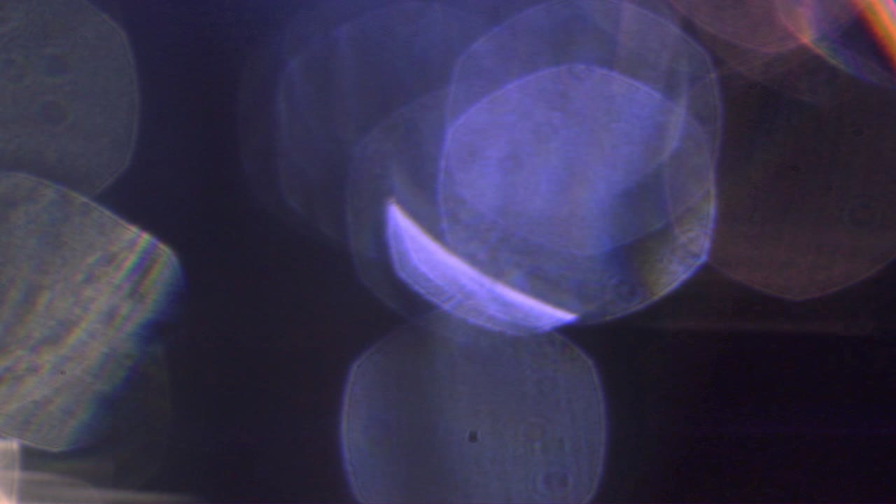 Optical lens flare effect