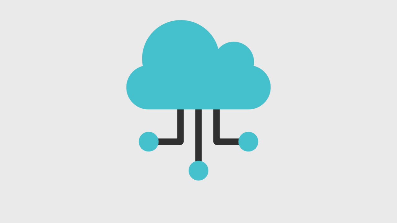 iconos de almacenamiento en la nube