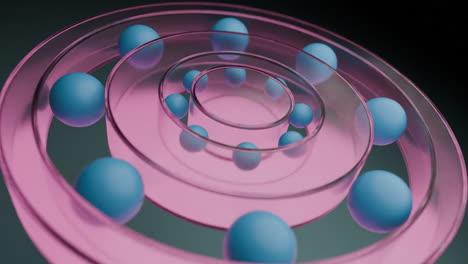 abstract geometric circles and spheres