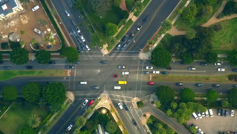 tracking along intersection in beverly hills