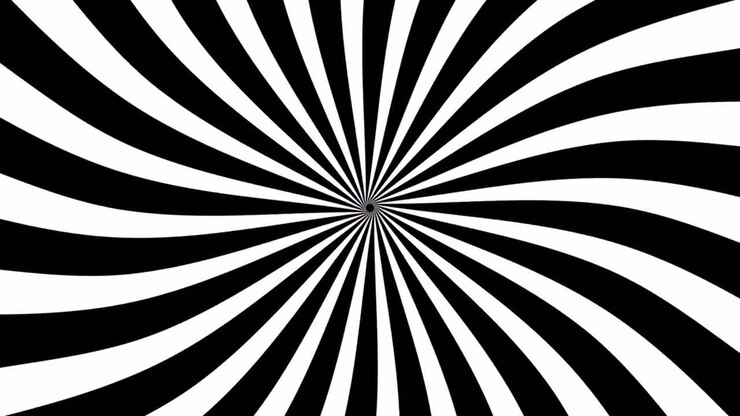 Strisce colorate su sfondo bianco e nero