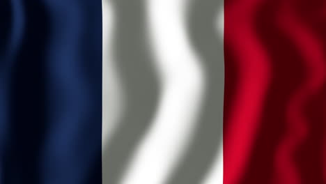 Animación-De-La-Bandera-Ondeante-De-Francia.