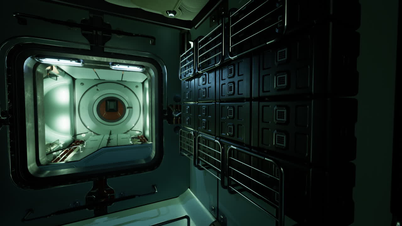 Spaceship Interior Corridor