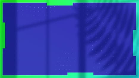 animación de formas geométricas en movimiento sobre fondo azul