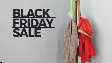 video generado digitalmente de la venta del viernes negro 4k