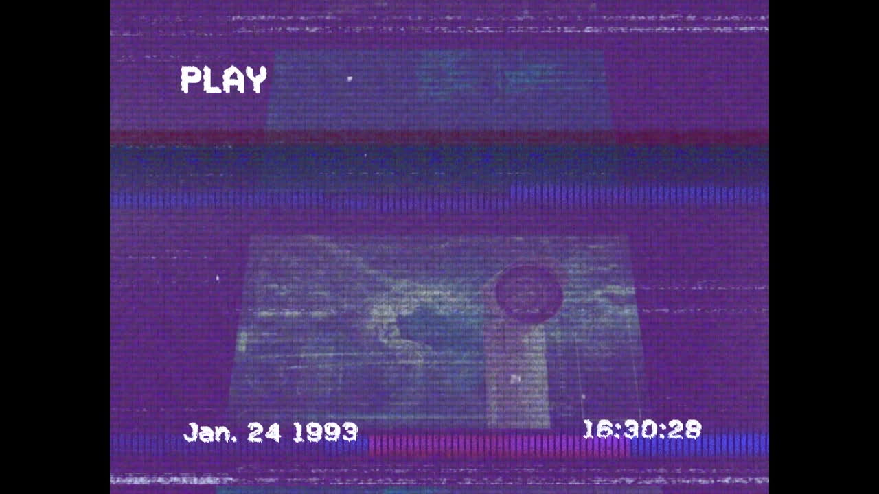 animación de interferencia en pantallas digitales