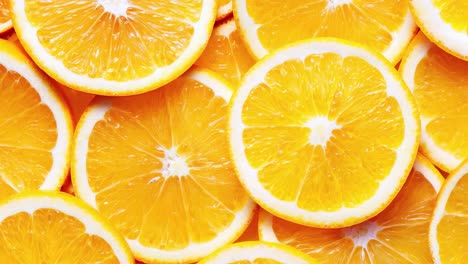 Zitrusfruchtscheiben-Orange-Grapefruit-Zitrone-Limette-Auf-Rotierender-Oberfläche