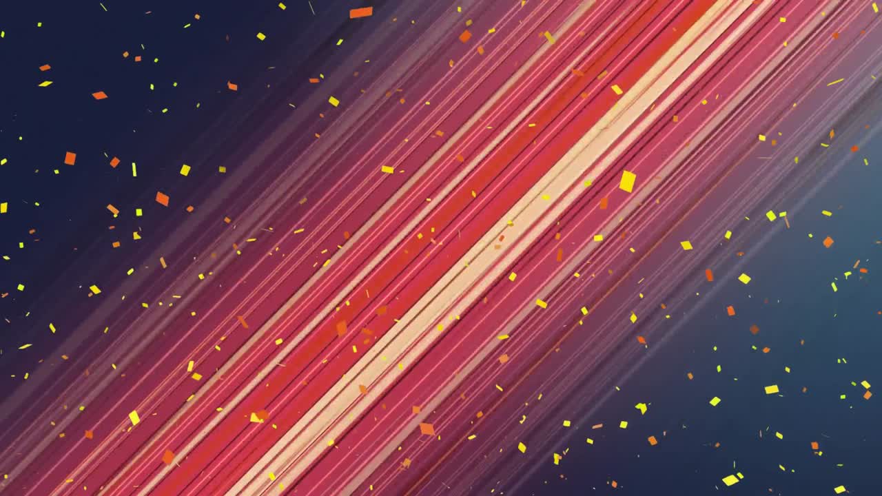 다채로운 대각선과 콘페티