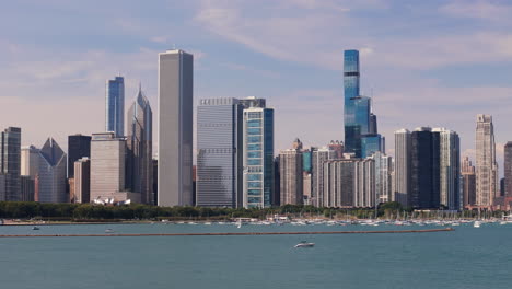 chicago skyline from lakefront