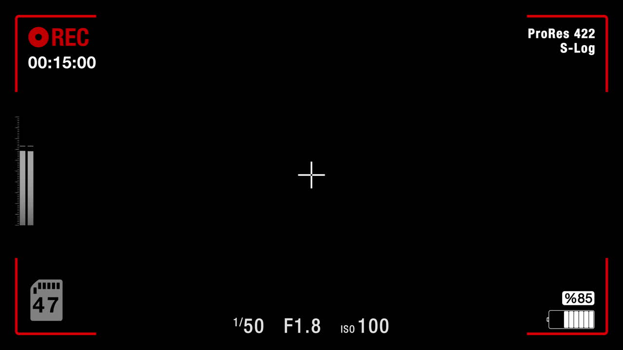 Digital Camera Recording Screen Display Animation