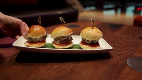 A-tray-of-delicious-Beef-Sliders-is-served-at-a-restaurant