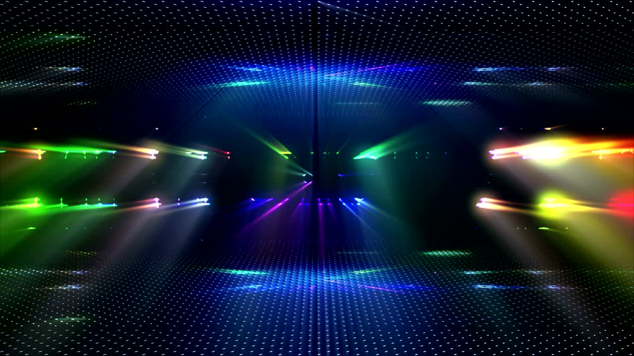 Animazione di sfondo con luci colorate