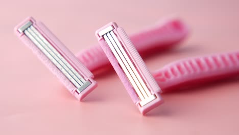 pink disposable razors