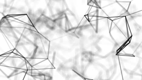 estructura del plexo negro sobre un fondo blanco