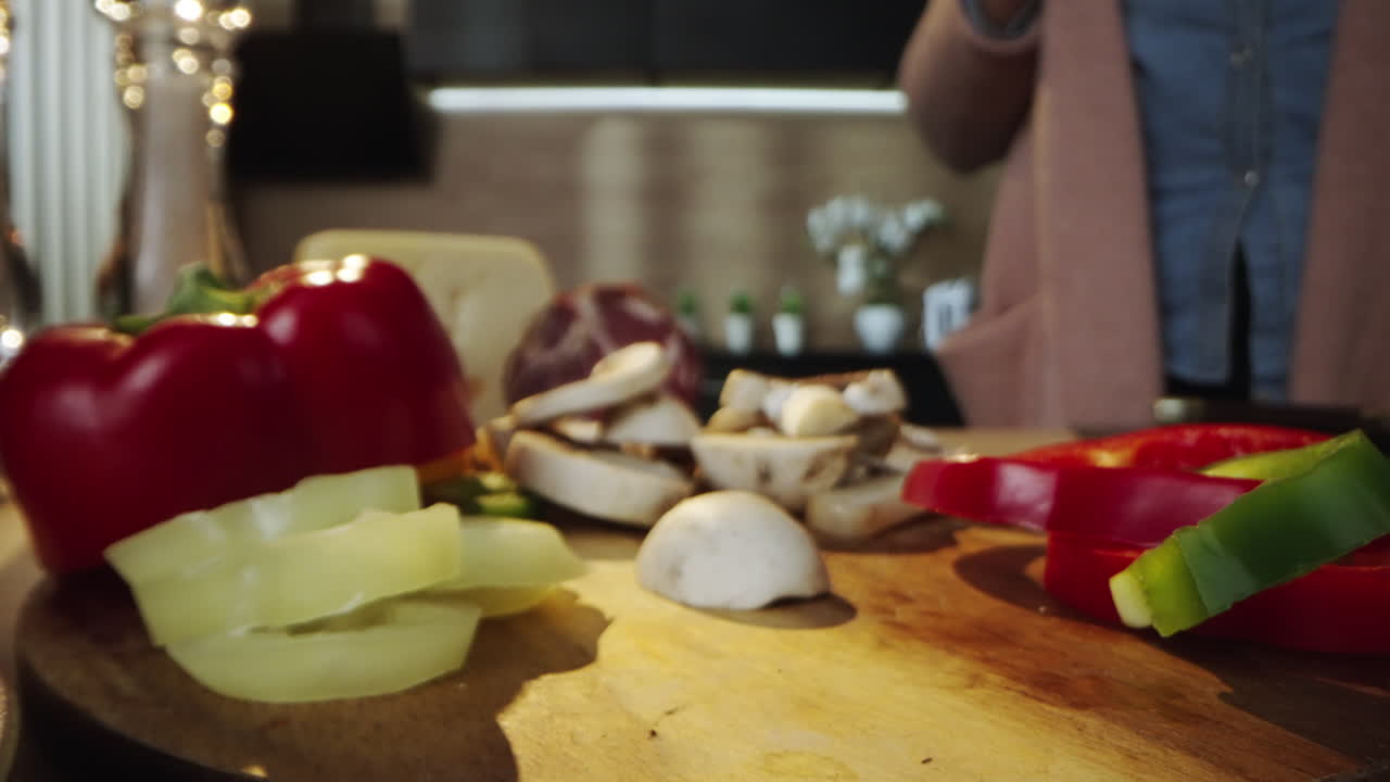 preparación de verduras