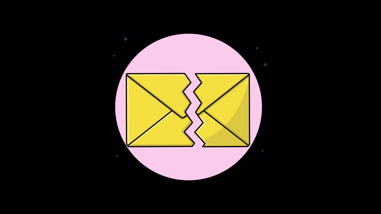 Broken Email Envelope Animation