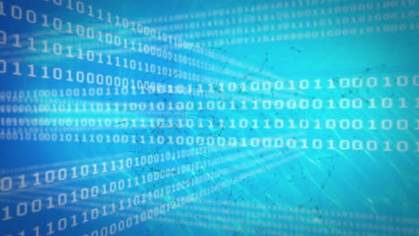 Animation of data processing over binary coding computing