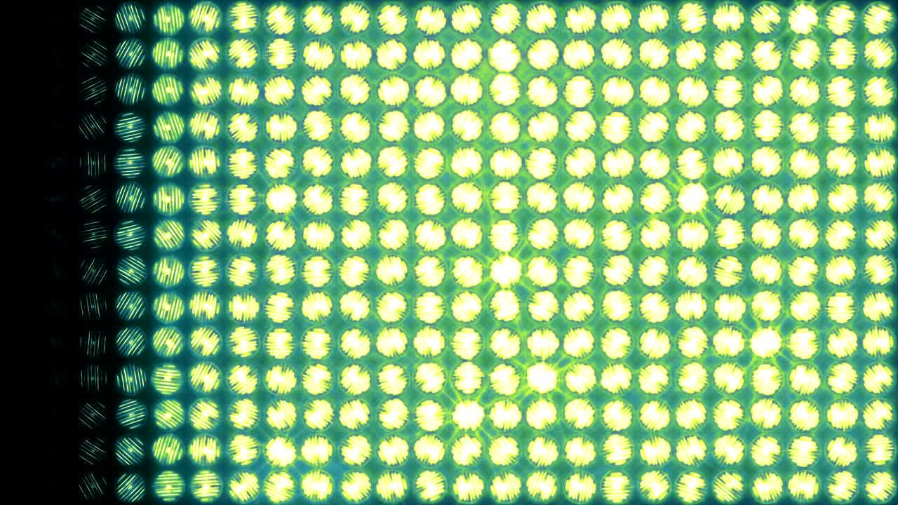 variantes verticales de encendido de una gran pared de luz