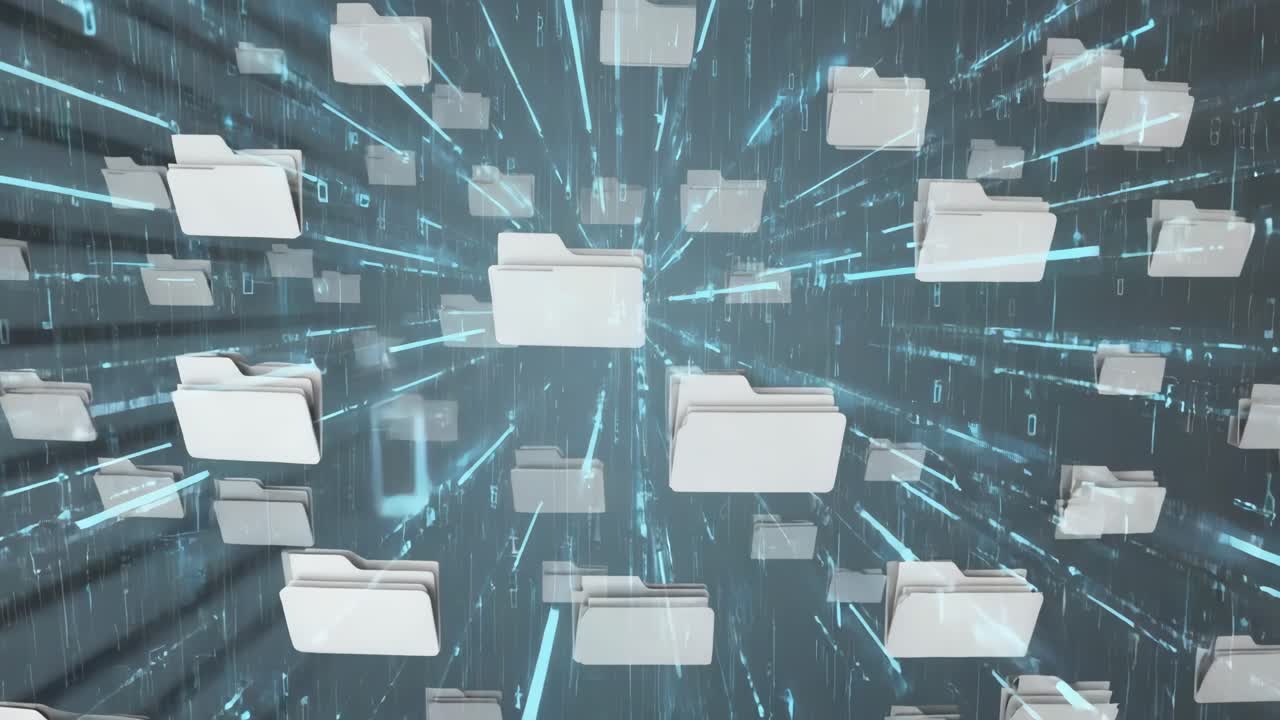 Digital Folders and Data Flow in a Networked Cyberspace