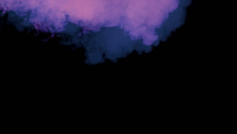 4k colorful fog and smoke effect