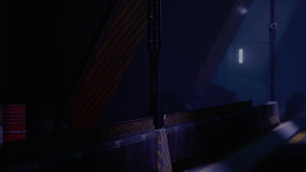 неоновые лучи в темноте