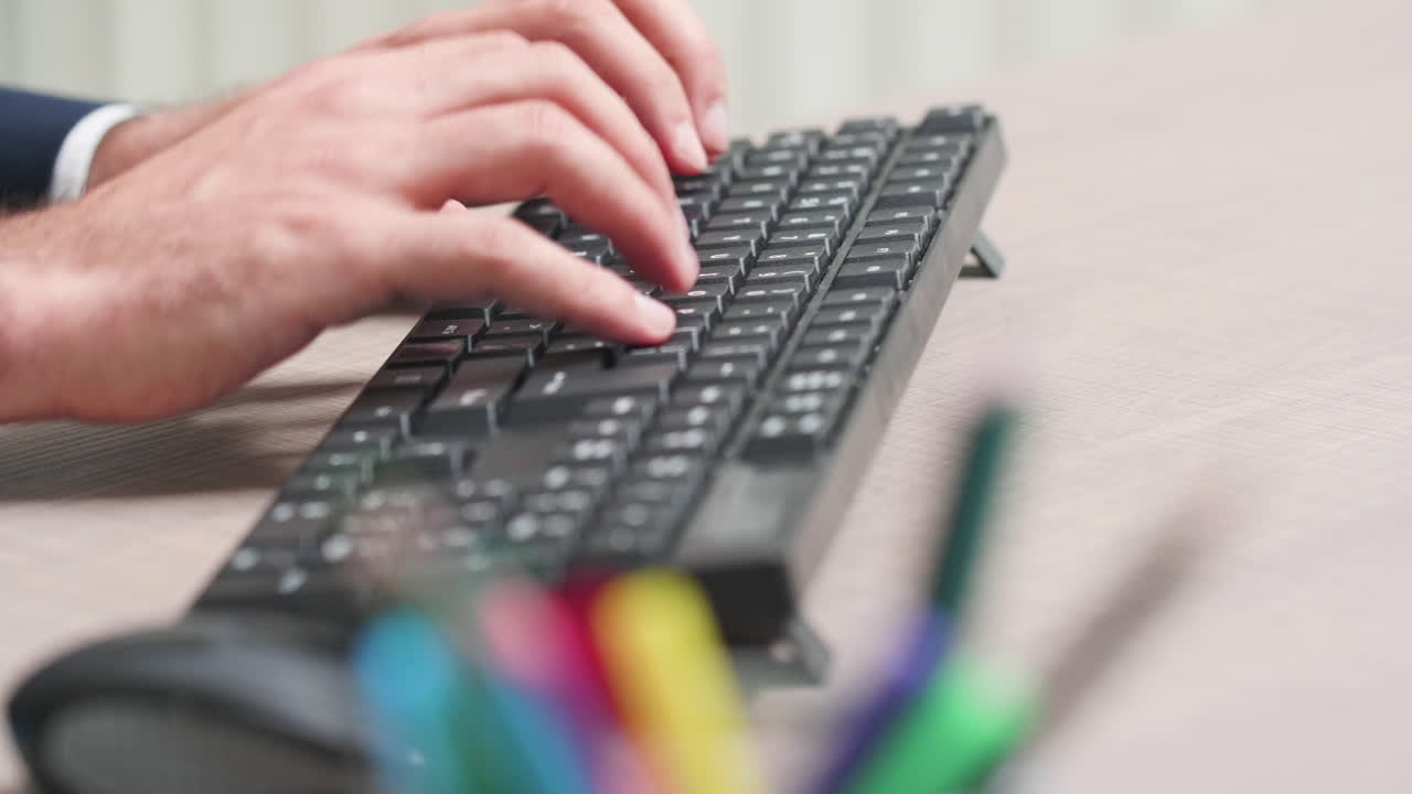 Typing on a Keyboard