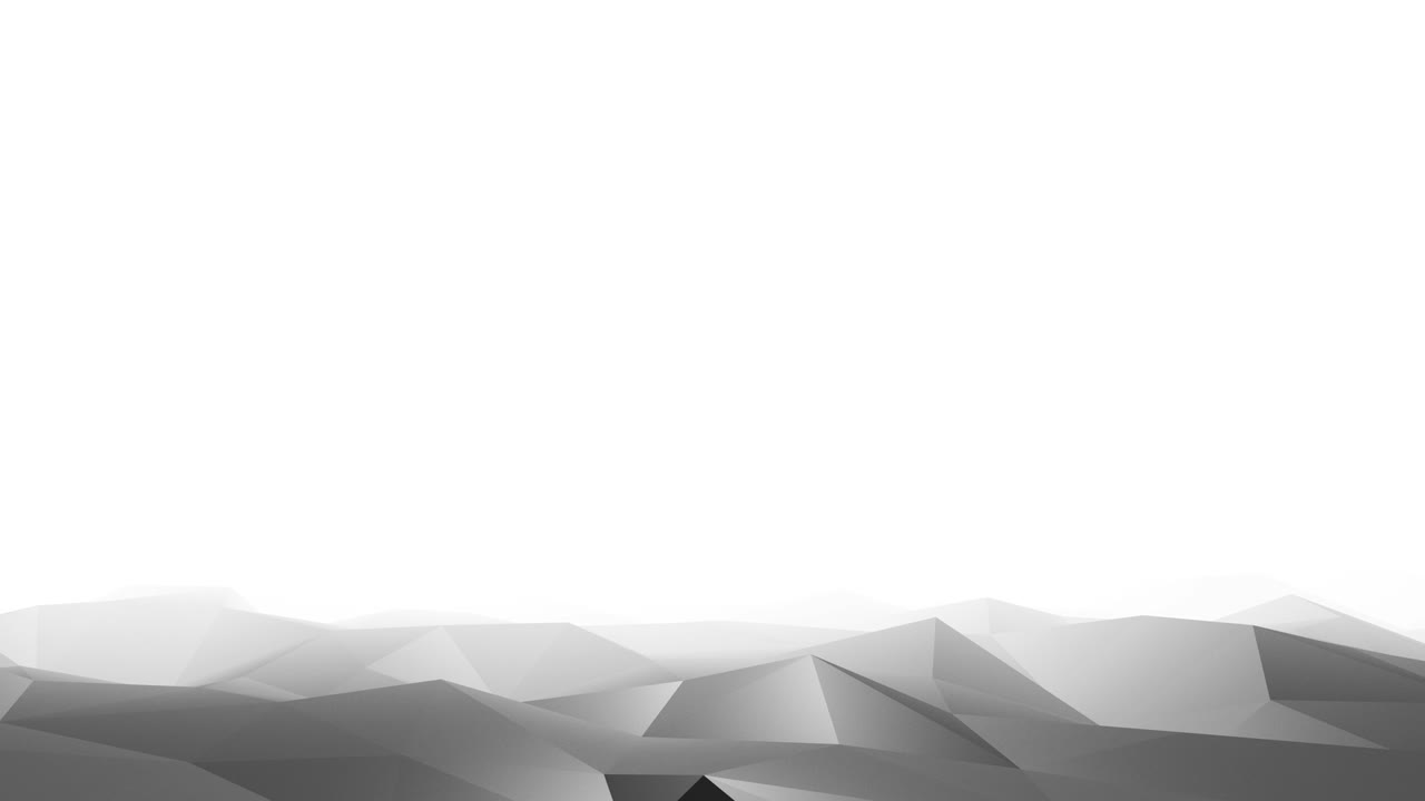Abstract Background Animation - Bright Polygon Landscape