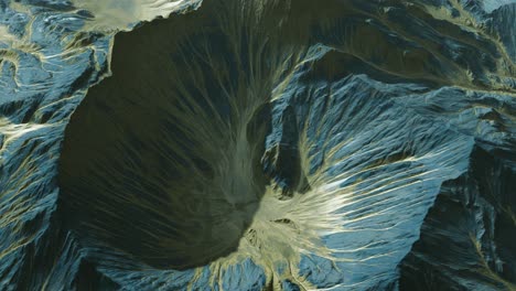 vista del paisaje del planeta alienígena