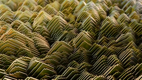 forma de onda abstracta. animación en 4k y uhd.
