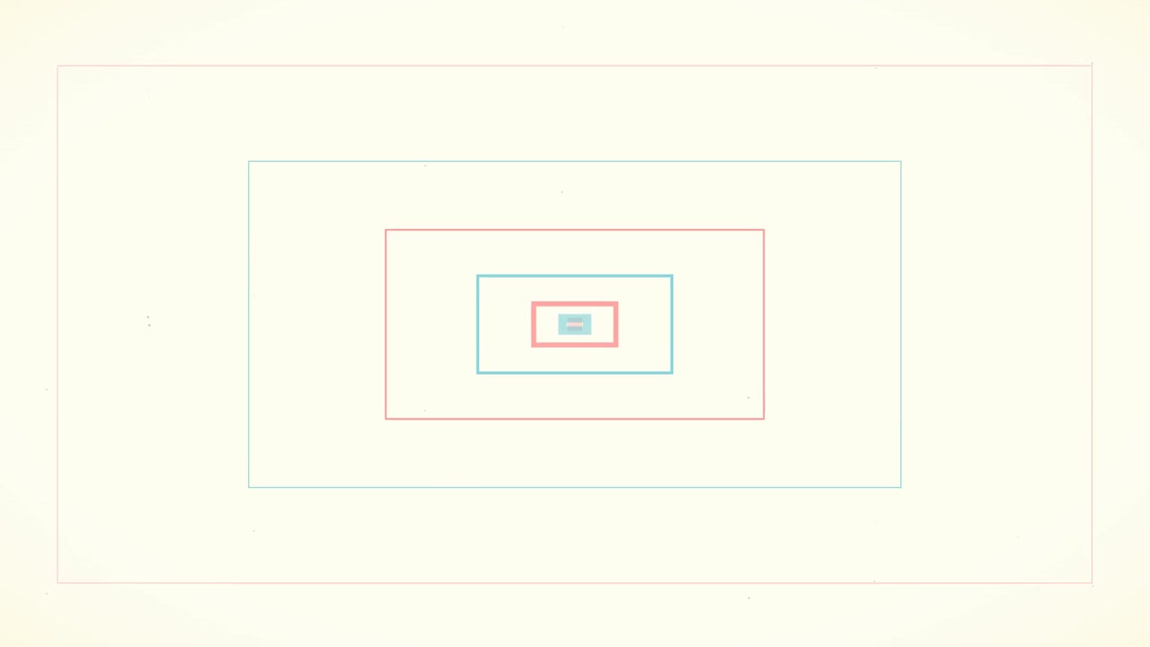 Abstract Animation of Concentric Rectangles Pulsing in a Loop