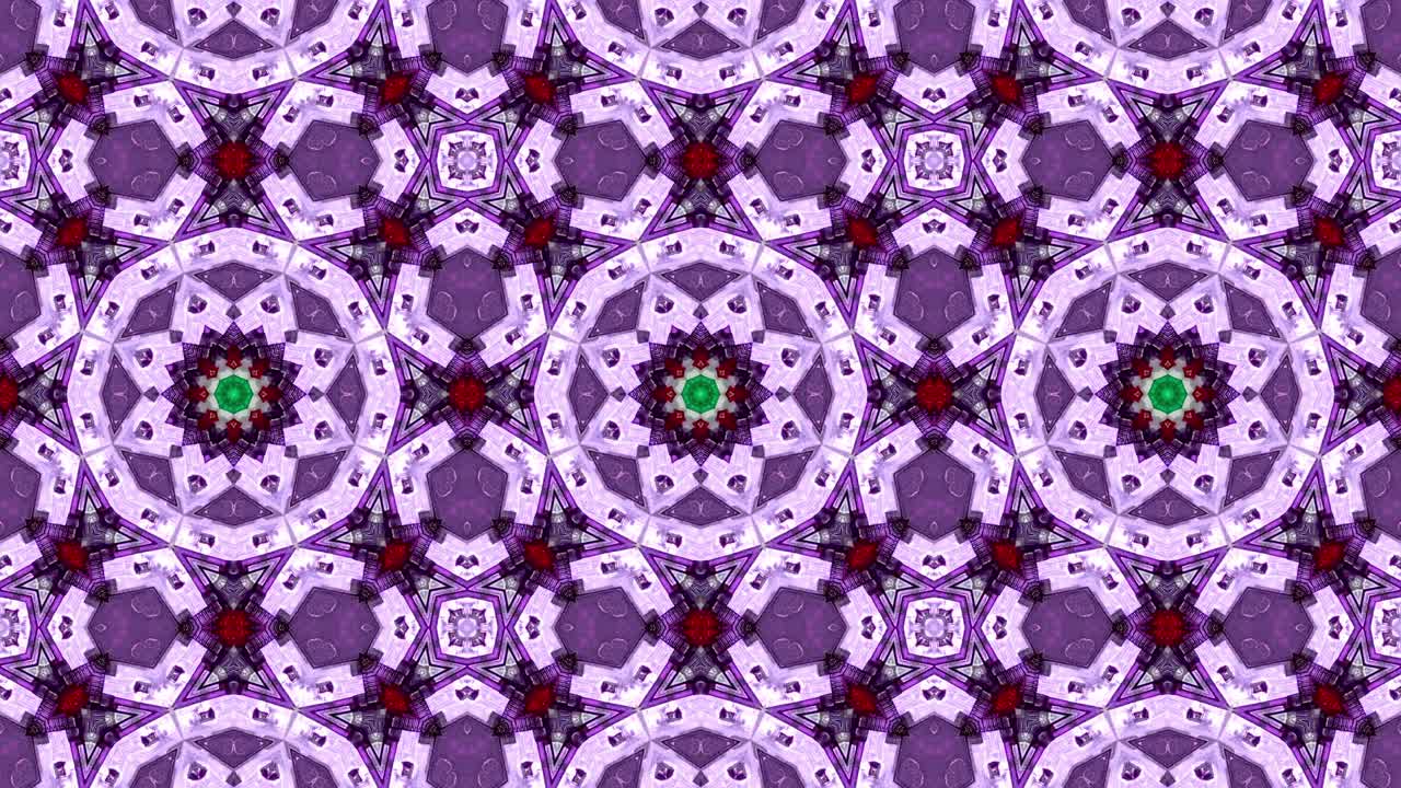Fantasie caleidoscopiche senza interruzioni, sfondo astratto multicolore. Mandala magico.