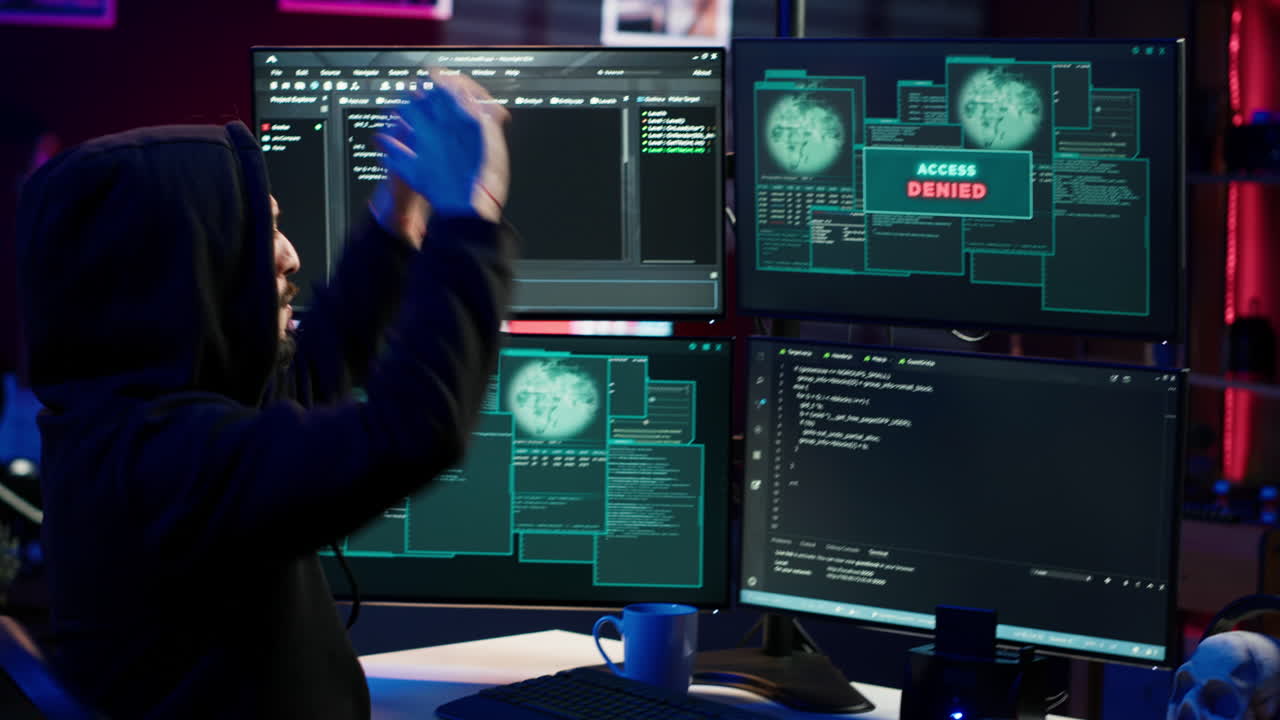 Hacker receiving access denied error message while trying to do espionage