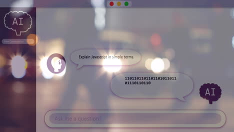 Animación-Del-Chat-De-Inteligencia-Artificial-Sobre-El-Paisaje-Urbano