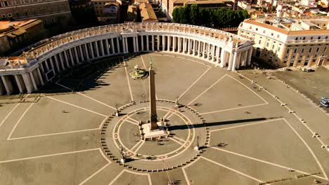 serene morning light reveals vatican historic heart and majestic obelisk center