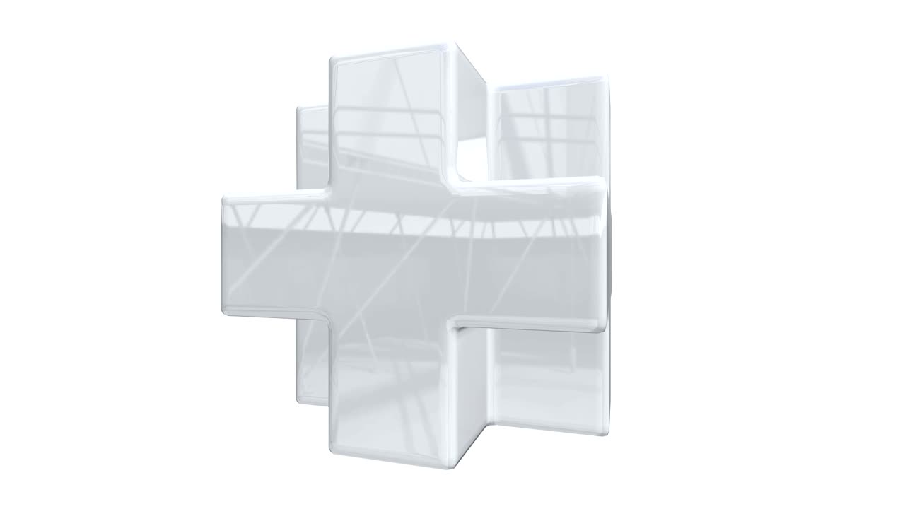 화이트 커 큐브: 3d 크로스 로고 디자인, 곡물 서클, 신성한 기하학