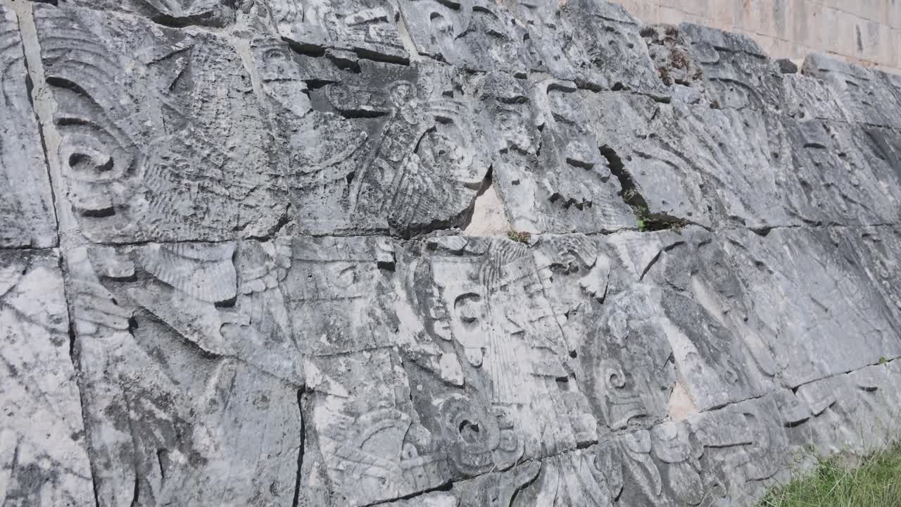 изображения на поле для игры в мяч, археологическое место чичен-ица