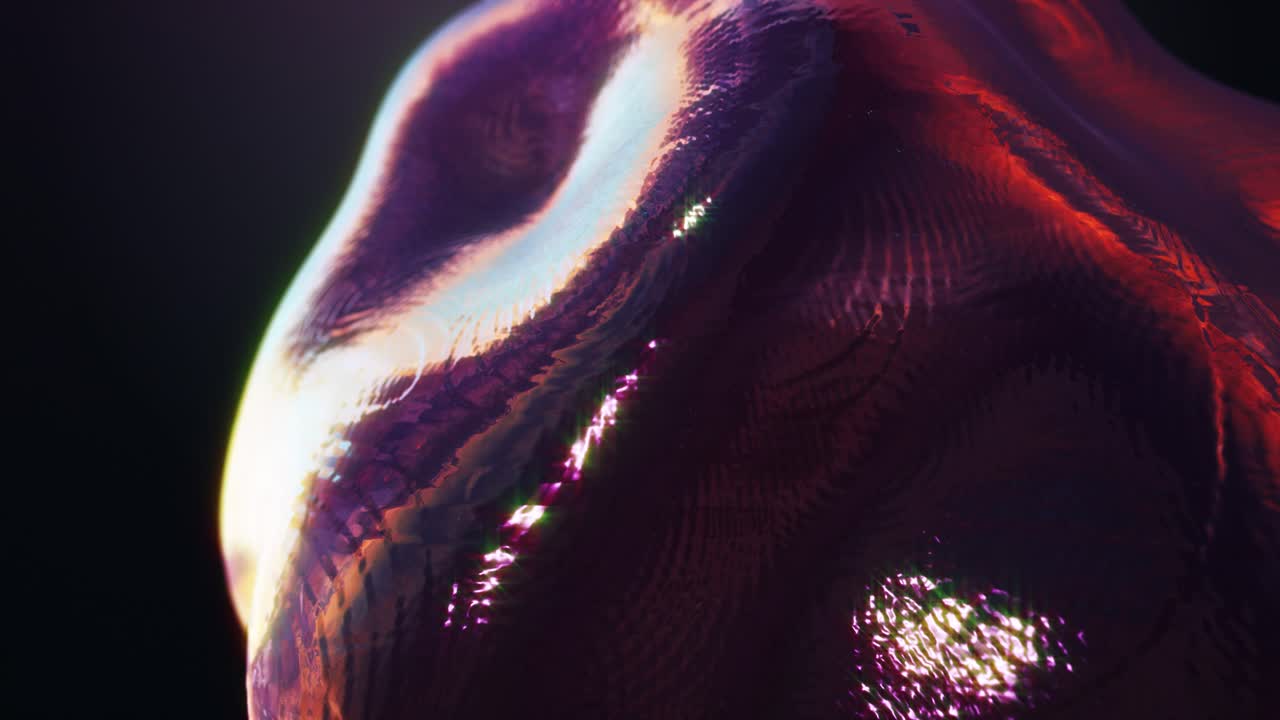 gradiente brillante esfera de color oscuro en un fondo oscuro